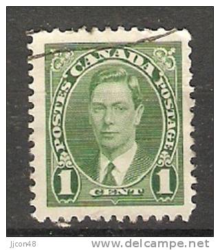 Canada  1937  King George VI  (o) - Used Stamps