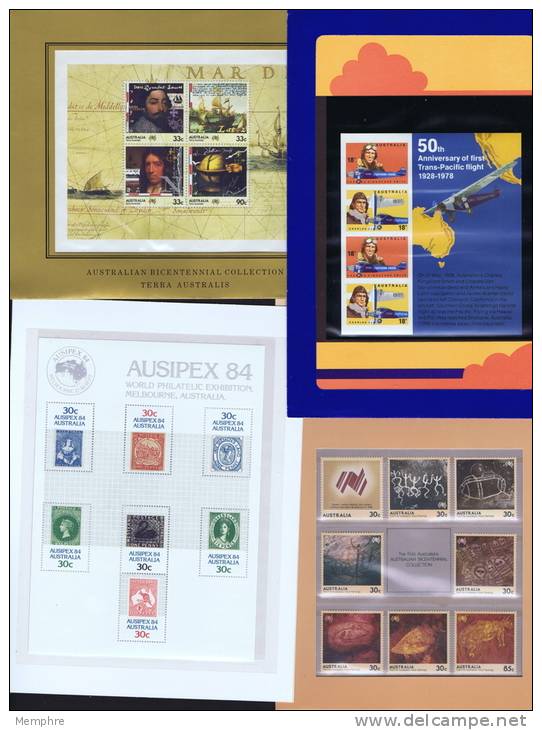 Group Of 6 Australia Post Presentation Packs Include MNH Stamps Ans Sheets  See List - Ungebraucht