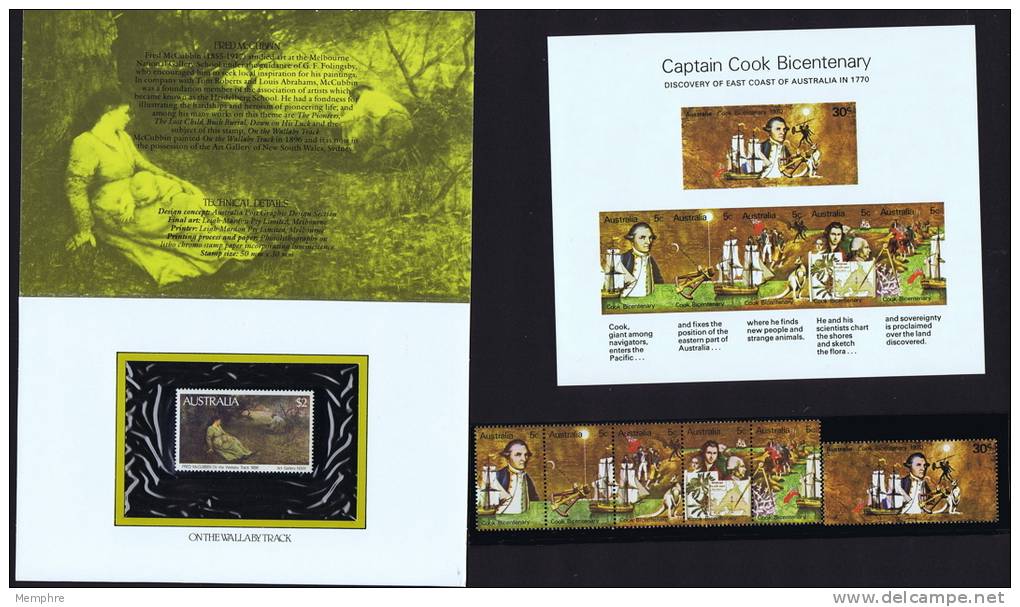Group Of 6 Australia Post Presentation Packs Include MNH Stamps Ans Sheets  See List - Nuevos
