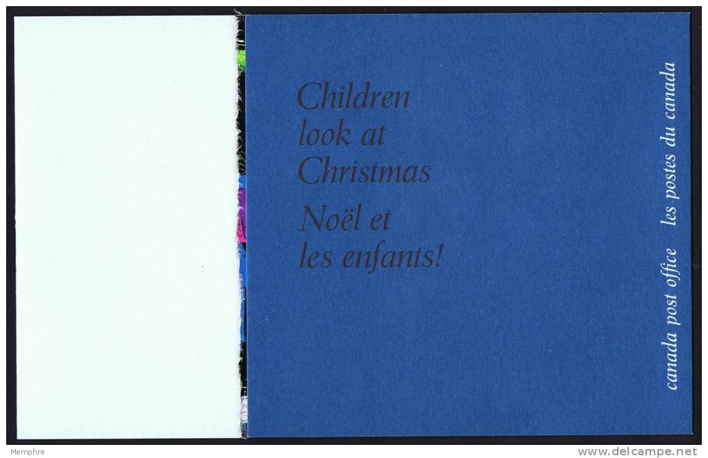 1970  Children Look At Christmas Presentation Folder , In Original Envelope - Estuches Postales/ Merchandising