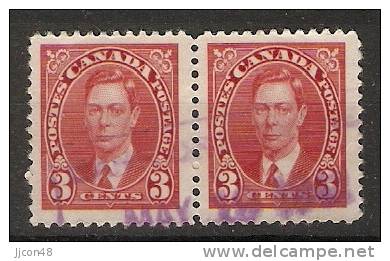 Canada  1937  King George VI  (o) - Used Stamps