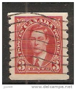 Canada  1937  King George VI  (o) - Coil Stamps