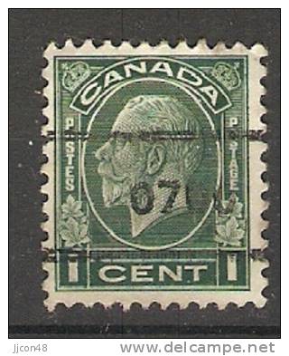 Canada  1932  King George V  (o) - Prematasellado