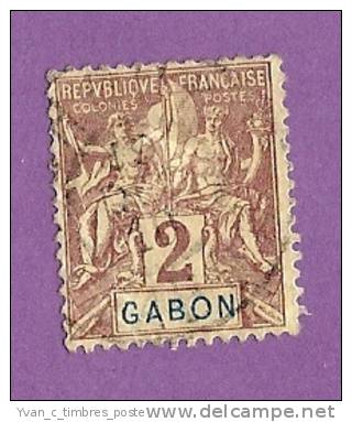 COLONIES FRANCAISES GABON TIMBRE N° 17 OBLITERE - Sonstige & Ohne Zuordnung