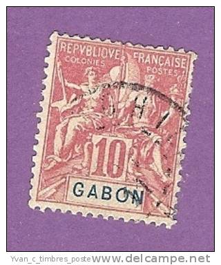 COLONIES FRANCAISES GABON TIMBRE N° 20 OBLITERE - Altri & Non Classificati