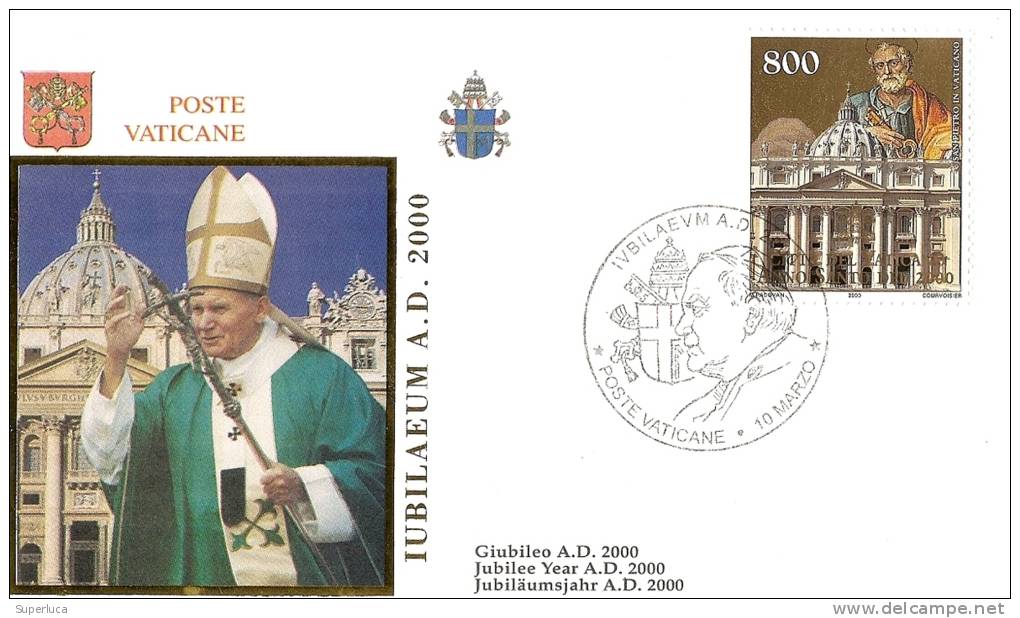 M-GIUBILEO A.D.2000 FDC - Covers & Documents