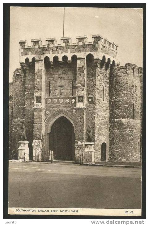 SOUTHAMPTON Bargate From North West Hampshire 1952 - Southampton