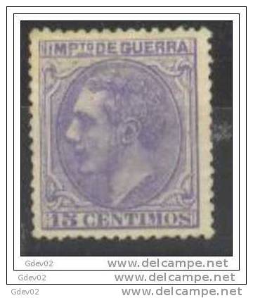 ESNE6-L2560..España Spain Espagne .IMPUESTOS DE GUERRA..ALFONSO Xll (Ed NE 6**) Sin Charnela.LUJO - Nuevos