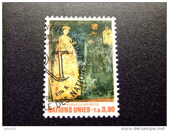 NACIONES UNIDAS GINEBRA 1981 El Arte  Yvert Nº 99 º FU - Used Stamps