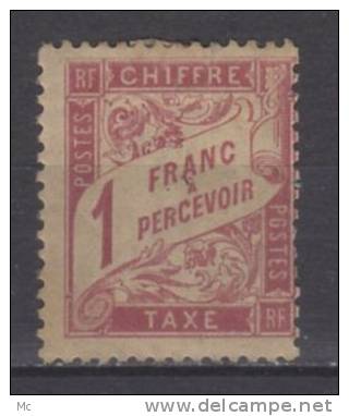 FRANCE TAXE N° 39 * Signé " Calves " - 1859-1959 Mint/hinged