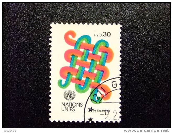 NACIONES UNIDAS GINEBRA 1982 Contra L'apartheid Yvert Nº 103 º FU - Used Stamps