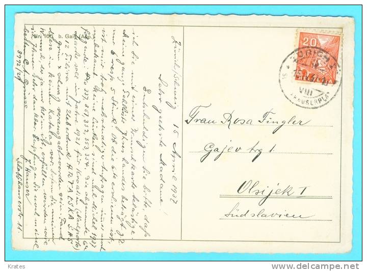 Postcard - Gais, Cut Down, Imperforate     (V 16649) - Gais