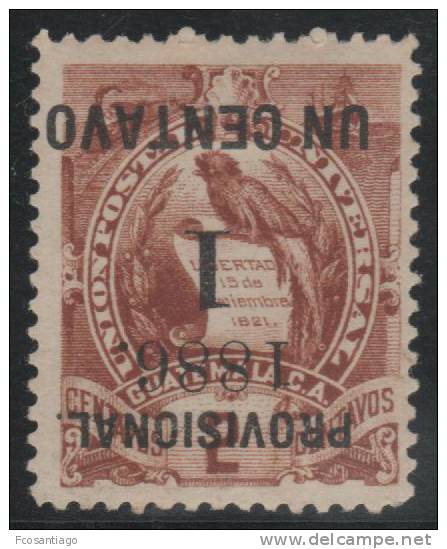 Guatemala - 1886 -  Nuevo - Yvert 43a - Guatemala