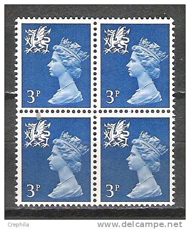 Grande Bretagne - Wales - 1971/92 - S&G 14 (bloc De 4) - Neuf ** - Wales