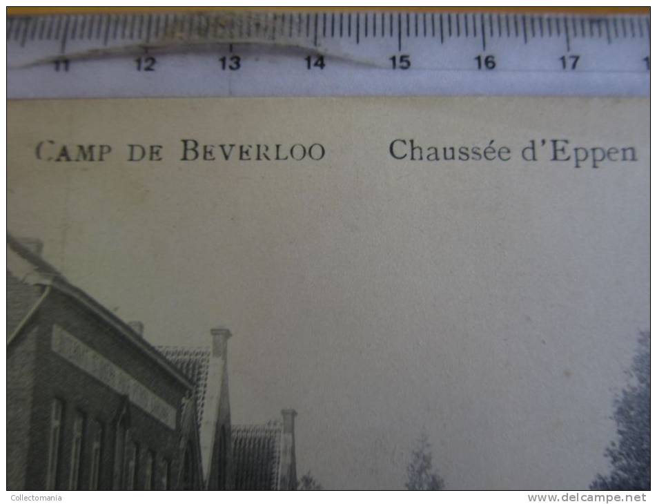 5p  LEOPOLSBURG:  Route De Baelen,  Rue De La Station, Chausseé D' Eppen,  La Gare,   L'église - Leopoldsburg (Kamp Van Beverloo)