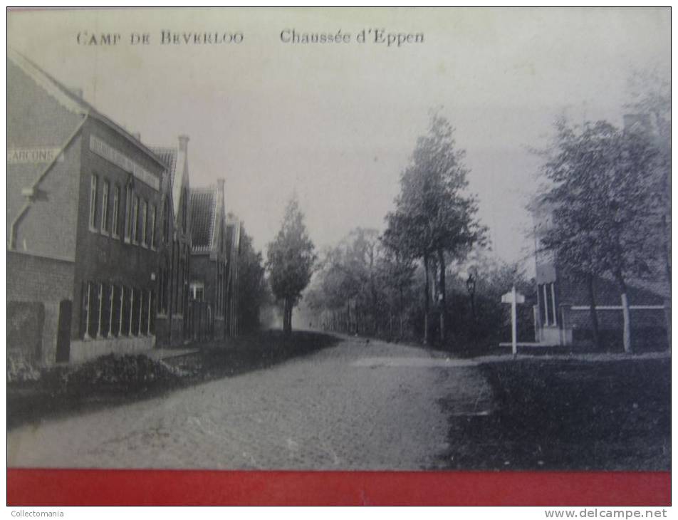 5p  LEOPOLSBURG:  Route De Baelen,  Rue De La Station, Chausseé D' Eppen,  La Gare,   L'église - Leopoldsburg (Kamp Van Beverloo)