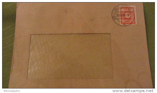 Brief SBZ Ost-Sachsen Vom 1312.45 Fernbrief LUGA (ERZGEB) Mit Mi-Nr. 60 EF - Sonstige & Ohne Zuordnung