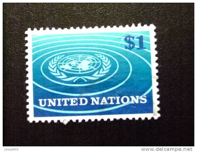 NACIONES UNIDAS 1966 Emblema De La ONU NEW YORK Yvert  N º 144 º FU - Oblitérés