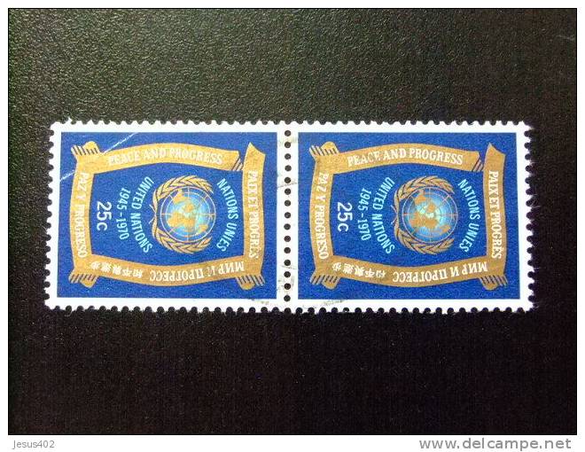 NACIONES UNIDAS 1970 Emblema De La ONU NEW YORK Yvert N º 205 º FU - Used Stamps