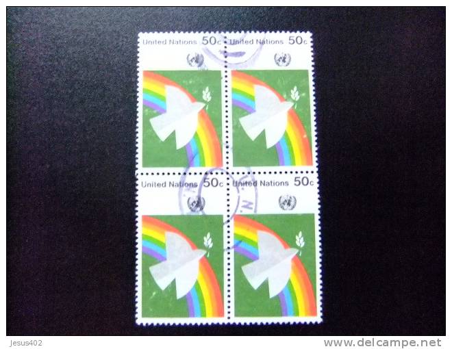 NACIONES UNIDAS 1976 Paloma Y Arco Iris ONU NEW YORK Yvert N º 262 º FU - Used Stamps