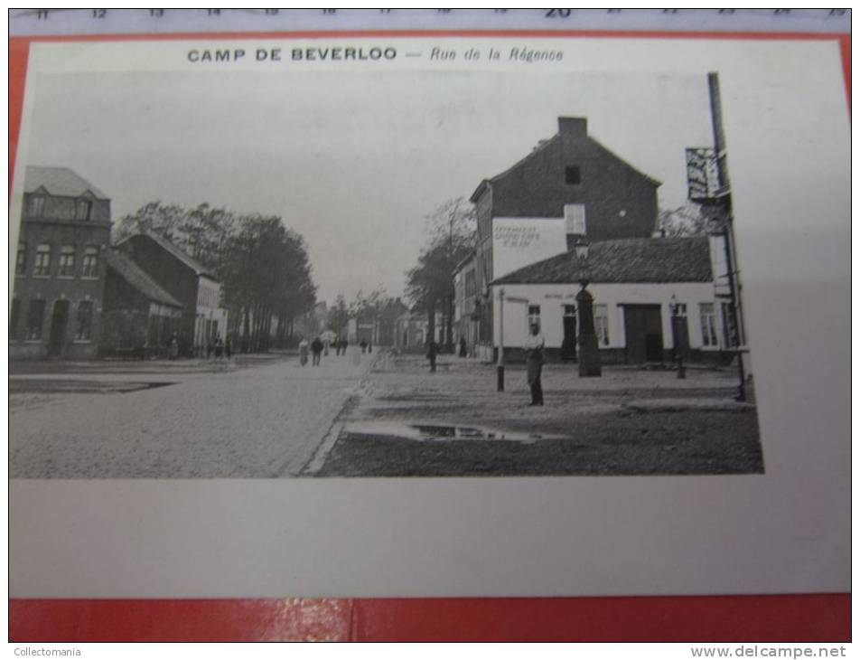 8 p  LEOPOLSBURG:rue royale, Canal  , Station,   rue Régence,  rue Royale,    rue Royale   , Kiosk,    Moulin