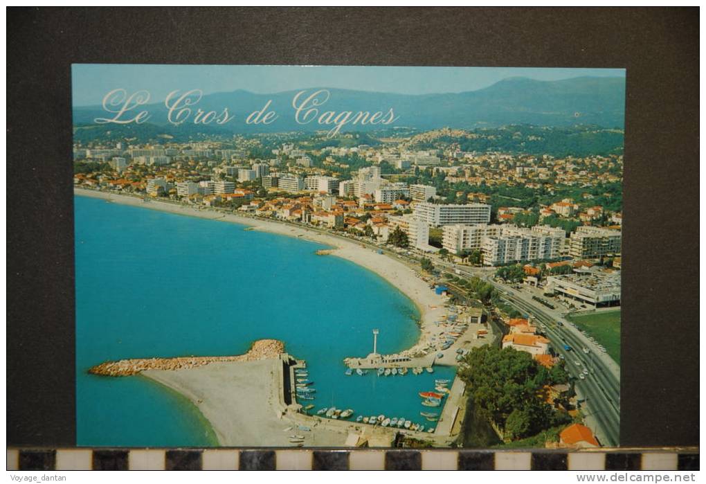 CP, 06, Cagnes Sur Mer Vue Generale Aerienne Le Cros De Cagnes N°502 Edit Gilletta - Cagnes-sur-Mer