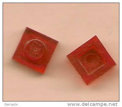 Lego 3024 Paire Plate 1x1 Tr-rouge - Figures
