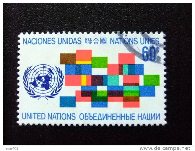 NACIONES UNIDAS 1971 Drapeaux ONU NEW YORK Yvert N º 216 º FU - Used Stamps