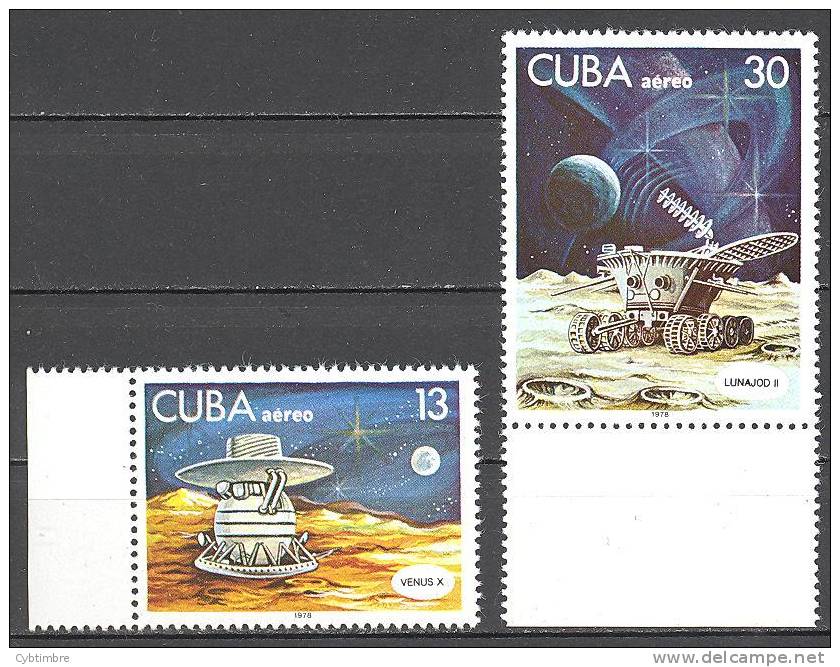 Cuba: Yvert N°A279/80**; Venus X, Lunakol II, Espace - Poste Aérienne