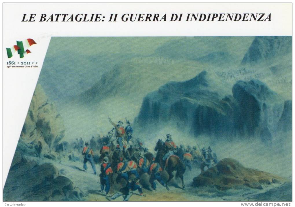 [DC1412] CARTOLINEA - LE BATTAGLIE: II GUERRA DI INDIPENDENZA - LA BATTAGLIA DI CALATAFIMI - 15/05/1860 (12) - Storia