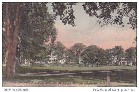 New Hampshire Hanover Campus Looking East Dartmouth College Albertype - Concord