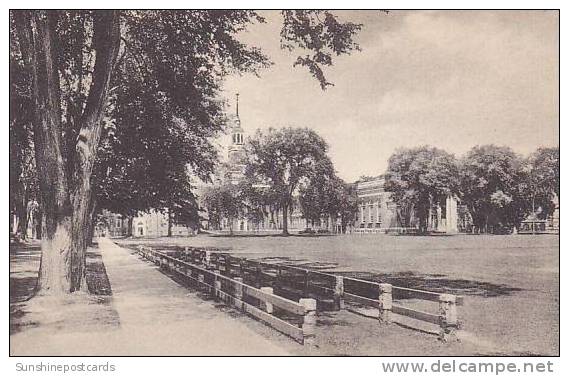 New Hampshire Hanover Senior Fence Campus From College Hall Dartmouth College Albertype - Concord