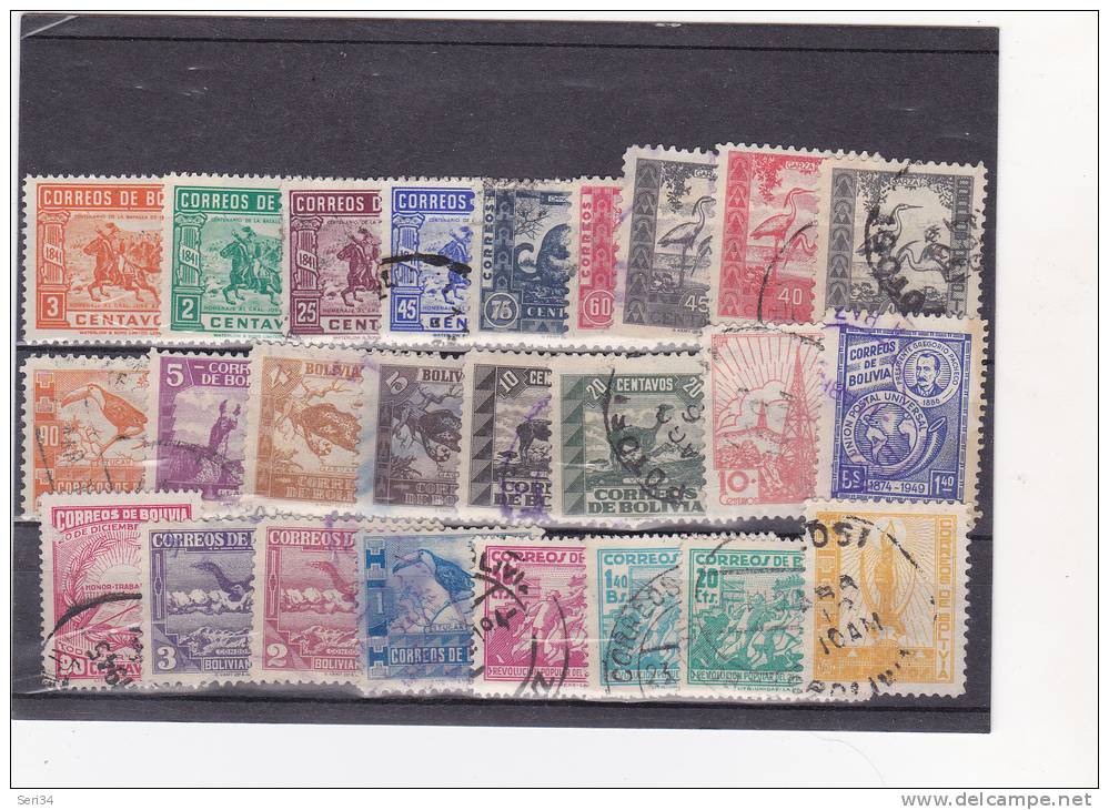 BOLIVIE  : O : Y&T :lot De 25 Timbres - Bolivië