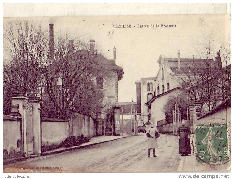 Vézelise   54   Entrée  De La Brasserie   Bière  ( Voir Scan ) - Vezelise