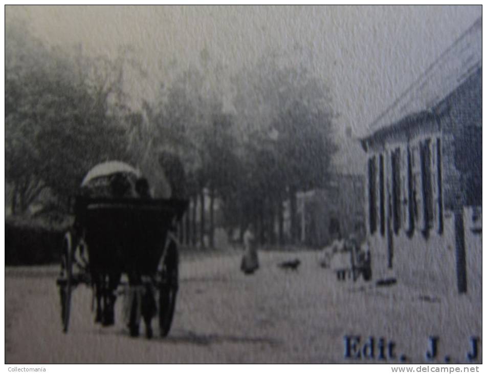 4 postkaarten. NEERPELT : Panorama,     Jaak Tassetstraat  , Villa Heerstraat - editeur JACOBS