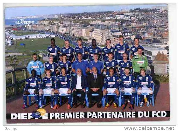 Dieppe - FCD Football Club Et Vue Générale  De La Ville SPORTS (recto Verso) - Dieppe