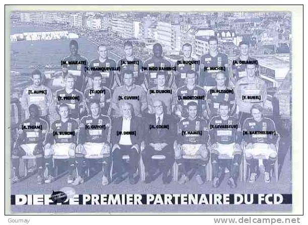 Dieppe - FCD Football Club Et Vue Générale  De La Ville SPORTS (recto Verso) - Dieppe