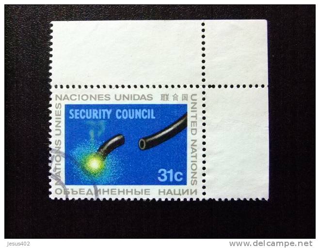 NACIONES UNIDAS 1977 Consejo De Seguridad ONU  NEW YORK Yvert  N º 278 º FU - Used Stamps