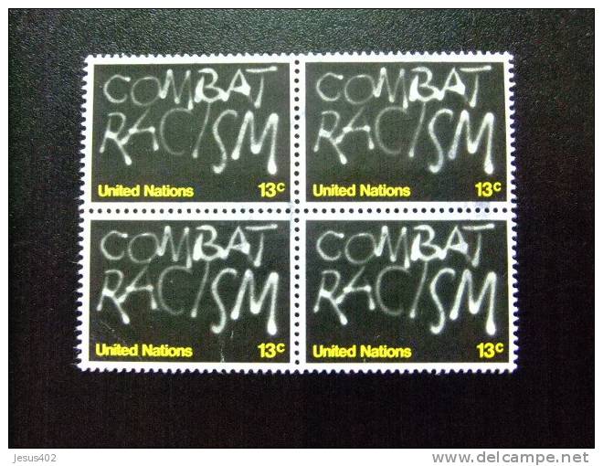 NACIONES UNIDAS 1977 Lucha Contra La Descriminacion Racial ONU NEW YORK Yvert N º 279 º FU - Used Stamps