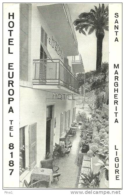 HOTEL EUROPA - SANTA MARGHERITA LIGURE - Hotels & Restaurants