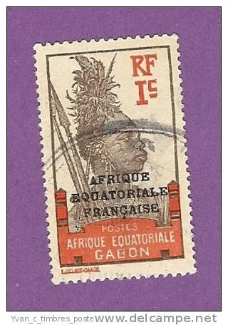 COLONIES FRANCAISES GABON  TIMBRE N° 88 OBLITERE - Other & Unclassified