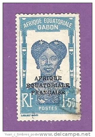 COLONIES FRANCAISES GABON TIMBRE N° 119 OBLITERE - Altri & Non Classificati