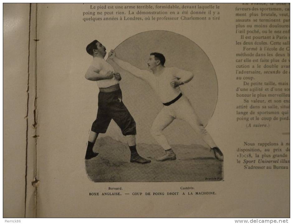 1897 BOXE SALLE CASTERES / HARAS DE MATEBA CONGO BELGE /ETABLISSEMENT LAMICHE ET DOMANGE PARIS - Revues Anciennes - Avant 1900