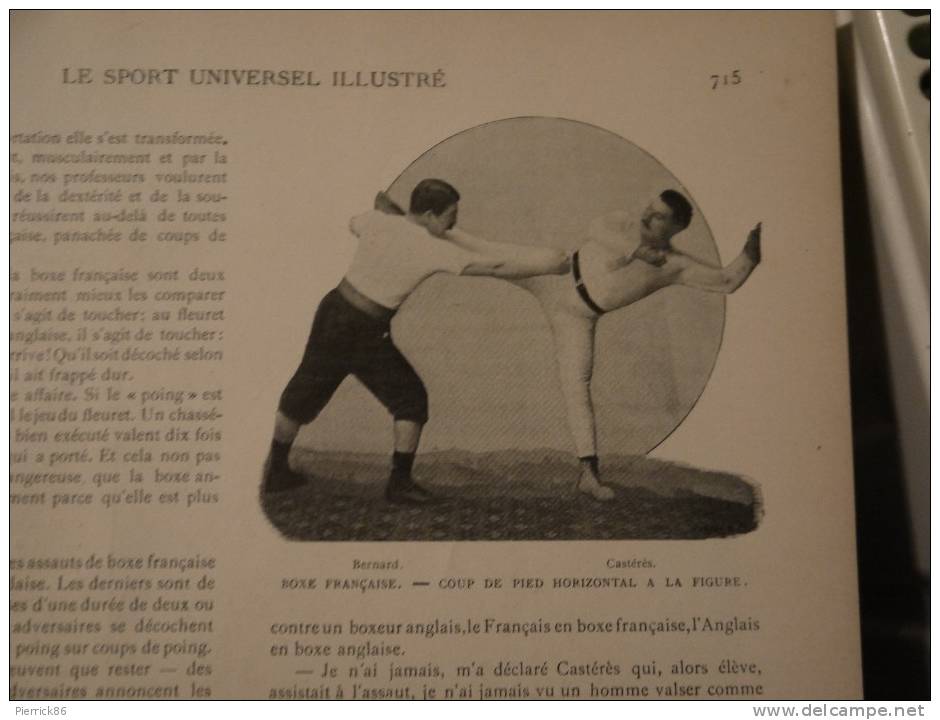 1897 BOXE SALLE CASTERES / HARAS DE MATEBA CONGO BELGE /ETABLISSEMENT LAMICHE ET DOMANGE PARIS - Revues Anciennes - Avant 1900