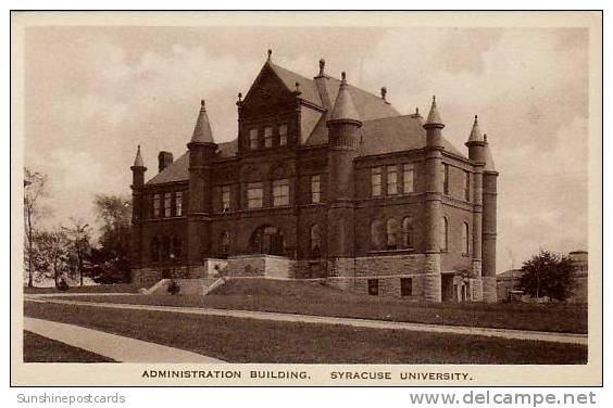 New York Syracuse University Administration Building Artvue - Syracuse