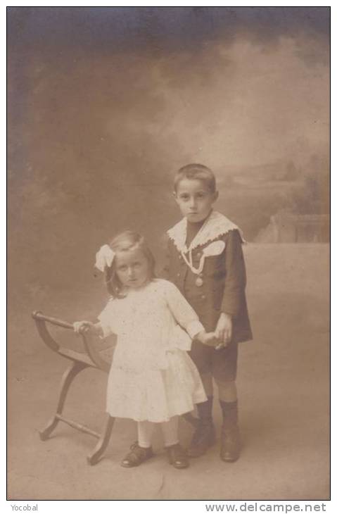 Cp , ENFANTS , Couple - Ritratti