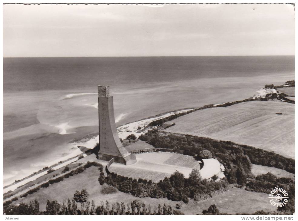 Marine Ehrenmal In Laboe, Luftbild, Um 1965 - War Memorials