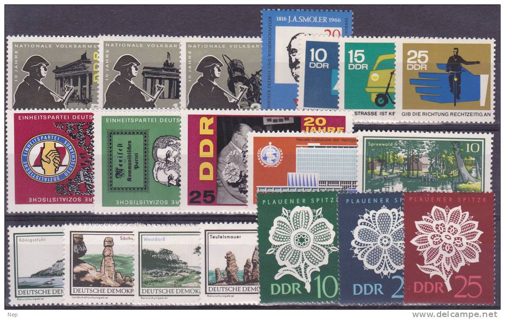 OOST-DUITSLAND (DDR) - SELECTIE 19 - MNH** - Colecciones
