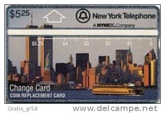 United States - NL-01 New York Skyline NYNEX L&G Card, 45.261ex, CN 108D,1991, Mint - Cartes Holographiques (Landis & Gyr)