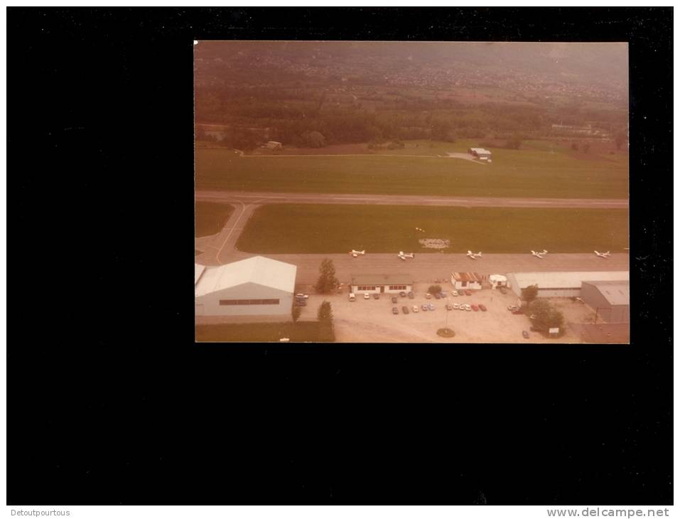 5 Photographies Aviation Avion Cessna Aérodrome Le Versoud Saint Martin D'Heres Isère Grenoble - Aviazione